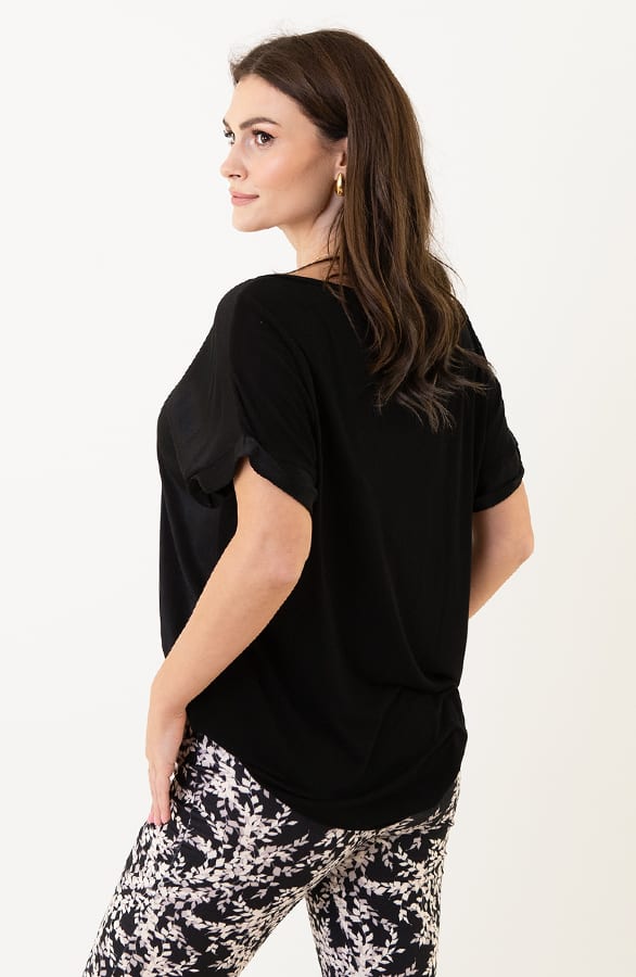 Satijnen Top Lorén Zwart – shoparchief — foto 3