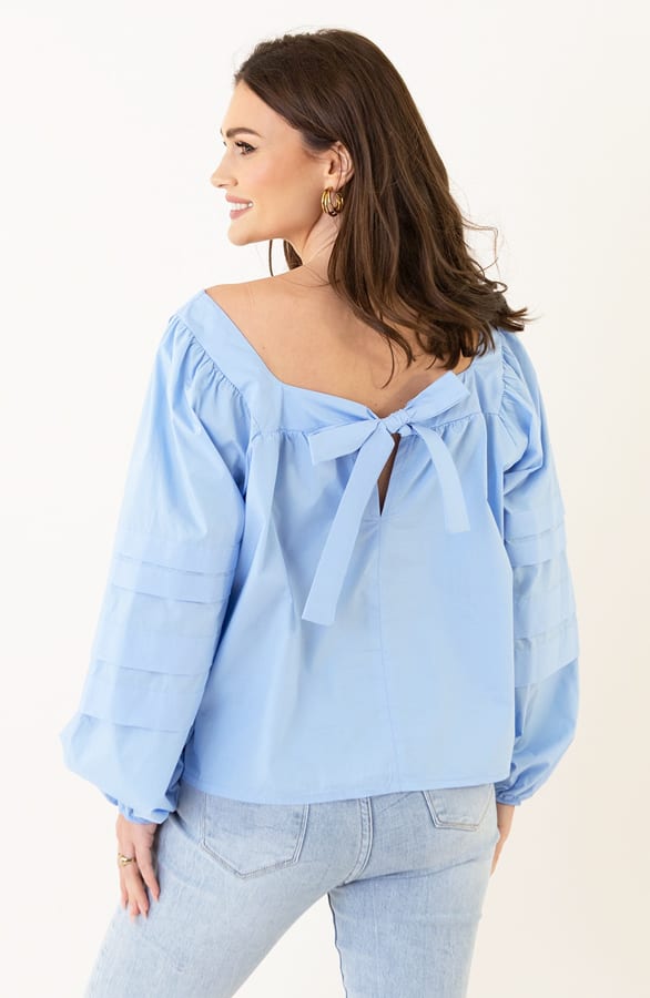 Strik Blouse Stella Baby Blue – shoparchief — foto 2