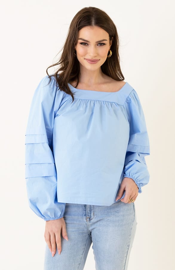 Strik Blouse Stella Baby Blue – shoparchief — foto 6