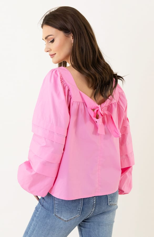 Strik Blouse Stella Fuchsia – shoparchief — foto 4