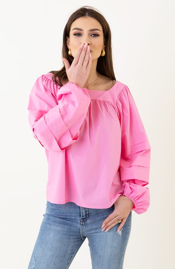 Strik Blouse Stella Fuchsia – shoparchief — foto 5