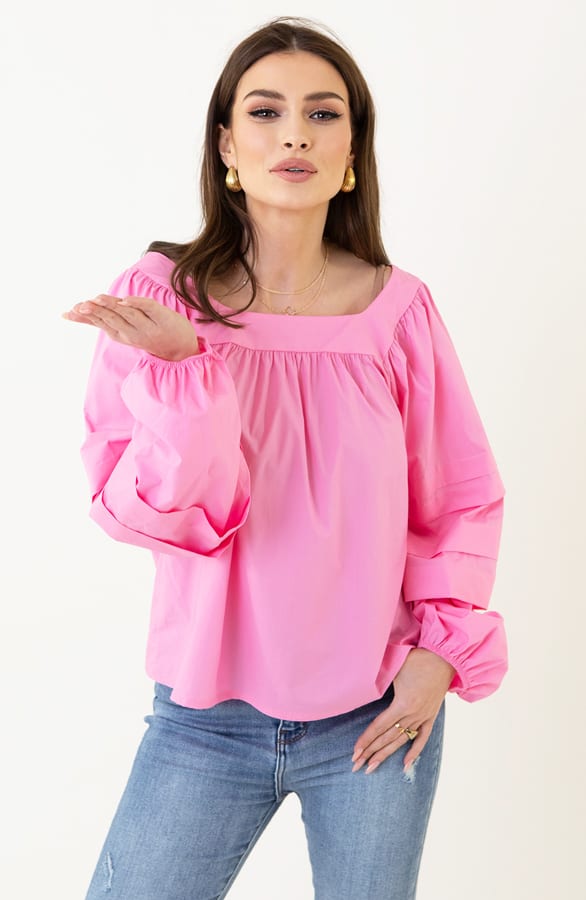 Strik Blouse Stella Fuchsia – shoparchief