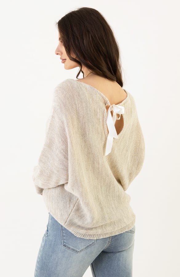 Strik Detail Trui Vienna Beige – shoparchief — foto 2