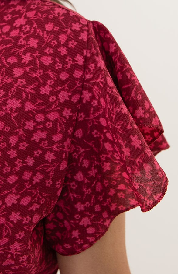 Midi Jurk Flower Jenny Roze – shoparchief — foto 11