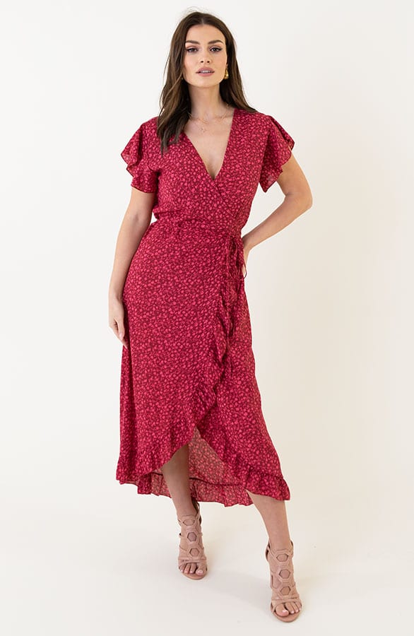 Midi Jurk Flower Jenny Roze – shoparchief — foto 7