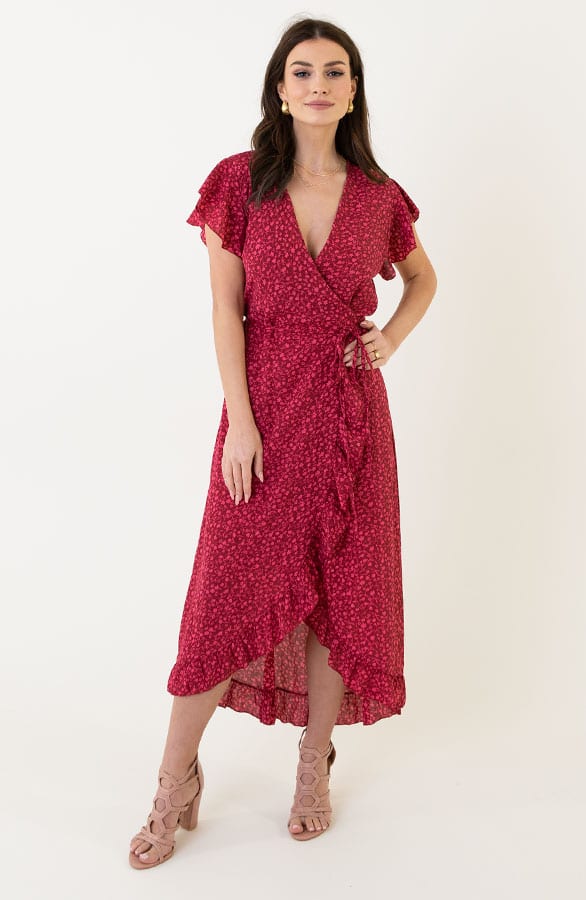 Midi Jurk Flower Jenny Roze – shoparchief — foto 8