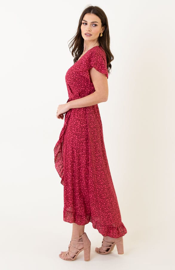 Midi Jurk Flower Jenny Roze – shoparchief — foto 9