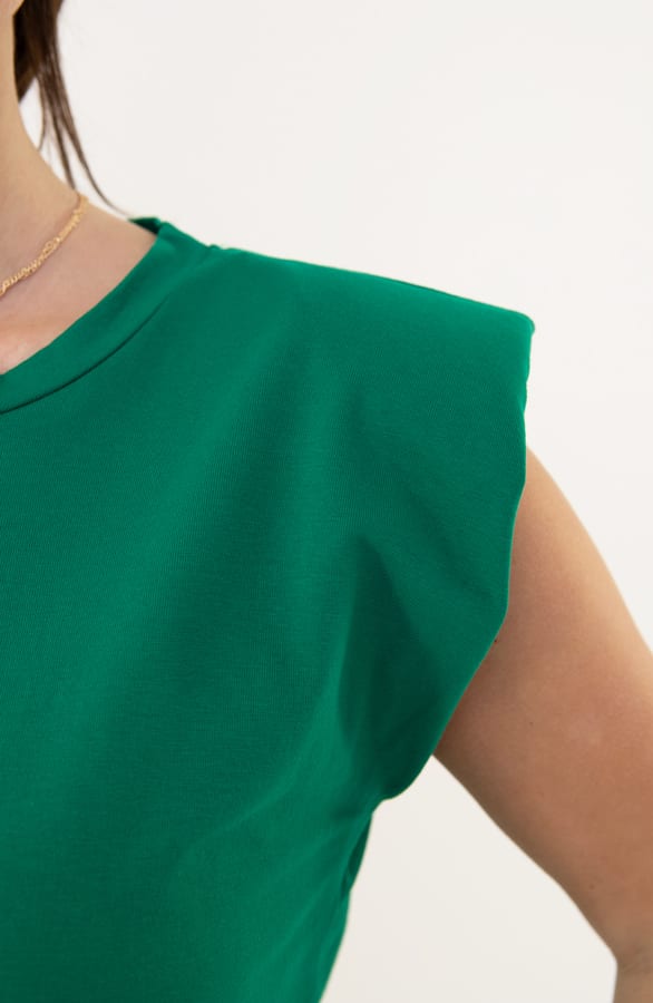 Top Schoudervulling Jade Bright Green – shoparchief — foto 10