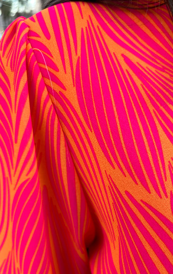 Tropical V-hals Jurk Katy – shoparchief — foto 8