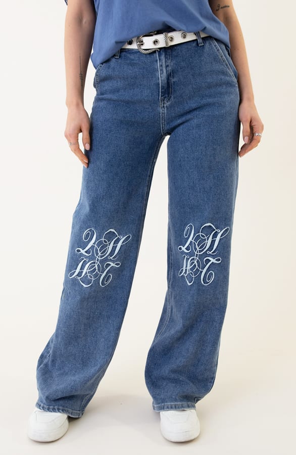 Wide Leg Jeans Print Hannah – shoparchief