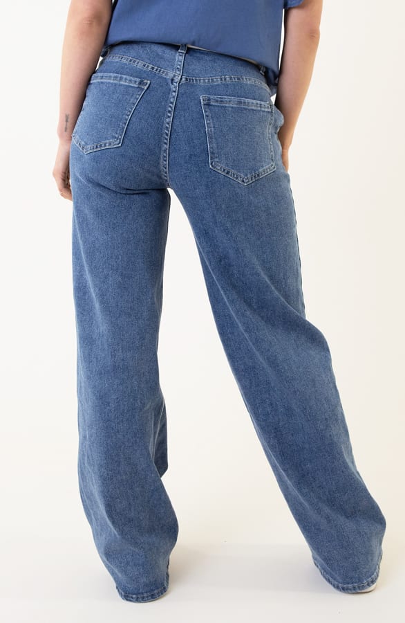 Wide Leg Jeans Print Hannah – shoparchief — foto 3