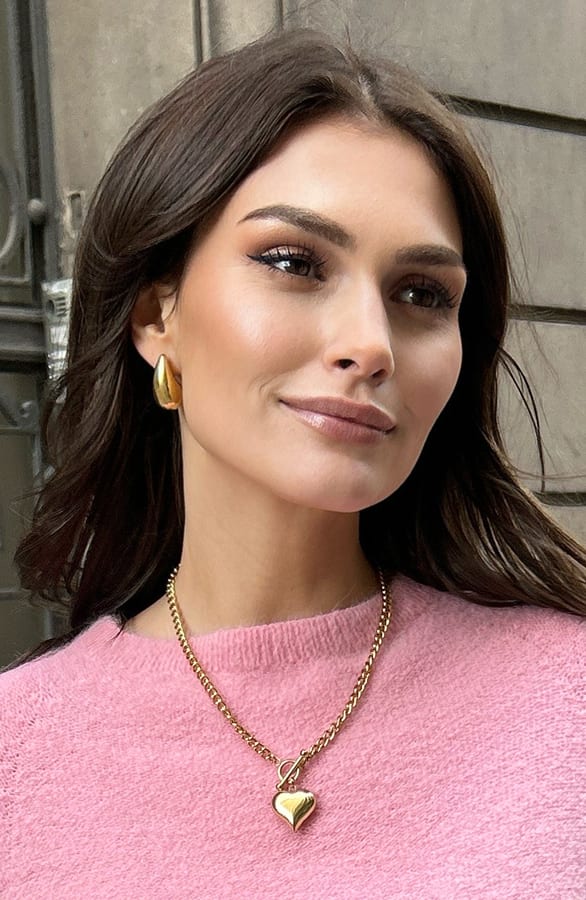 Druppel Oorbellen Chloé Goud – shoparchief — foto 2