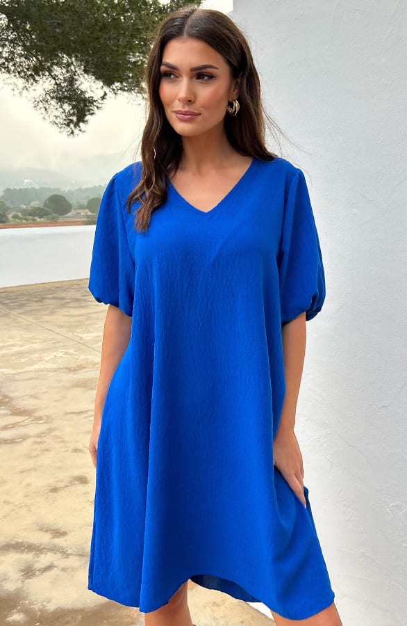 Basic Jurk Andrea Kobalt – shoparchief — foto 4