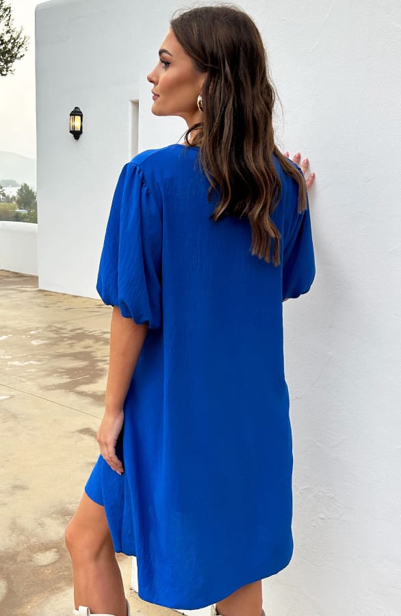 Basic Jurk Andrea Kobalt – shoparchief — foto 3