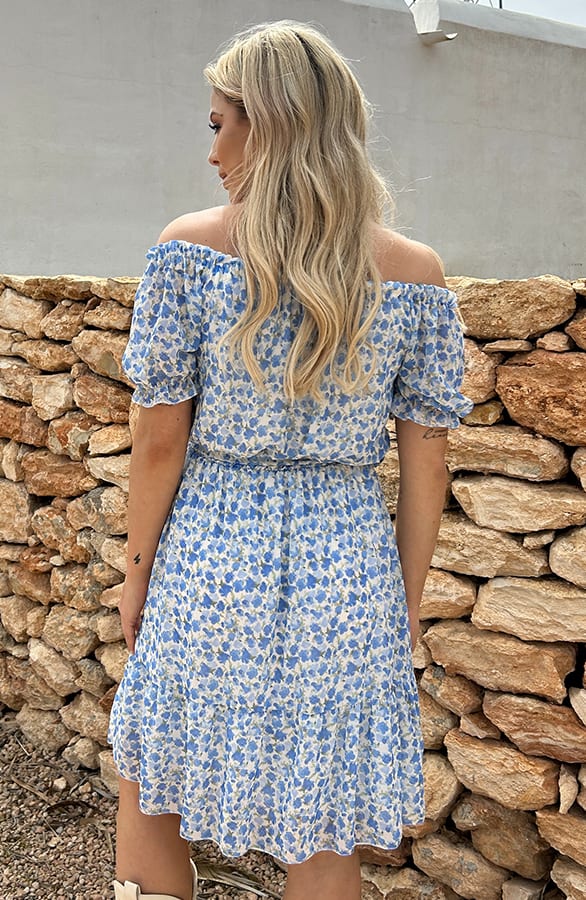 Roses Jurk Jeans Blue – shoparchief — foto 4