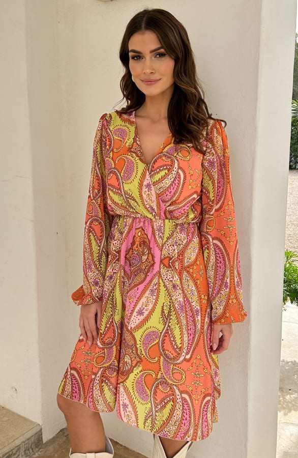 Elegante Print Jurk Emma – shoparchief — foto 3