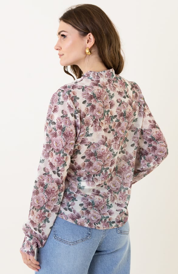 Floral Blouse Milly Dust Pink – shoparchief — foto 5