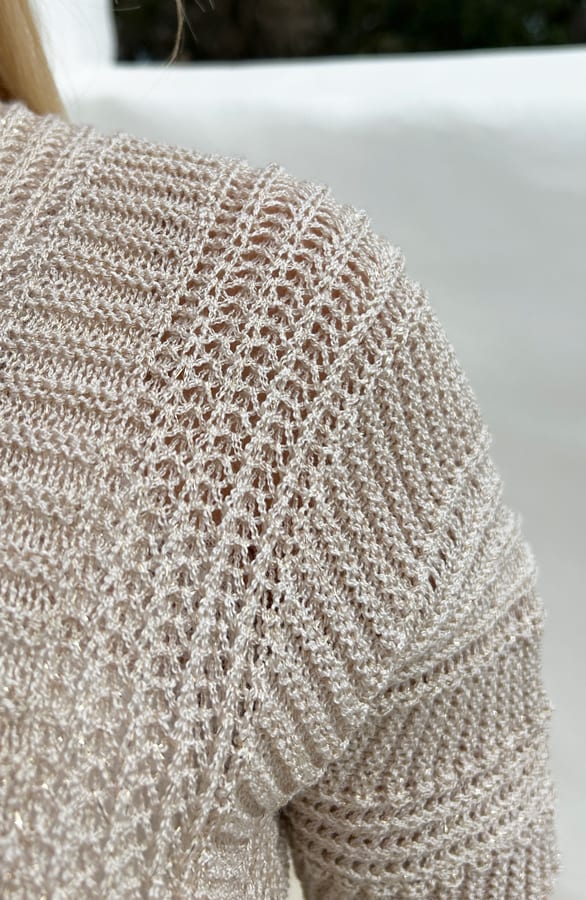 Gehaakte Patroon Top Joyce Beige – shoparchief — foto 6