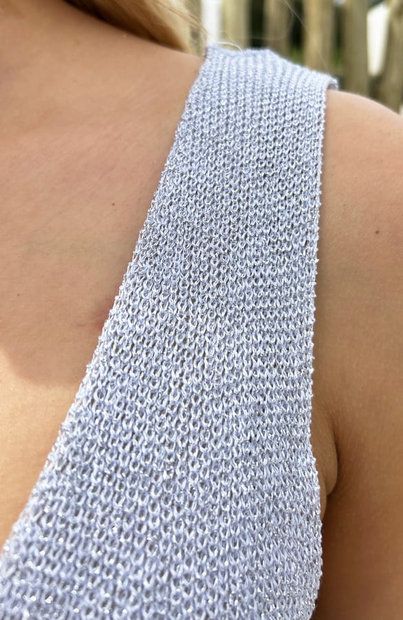 Gehaakte Top Lurex Hanna Zilver – shoparchief — foto 5