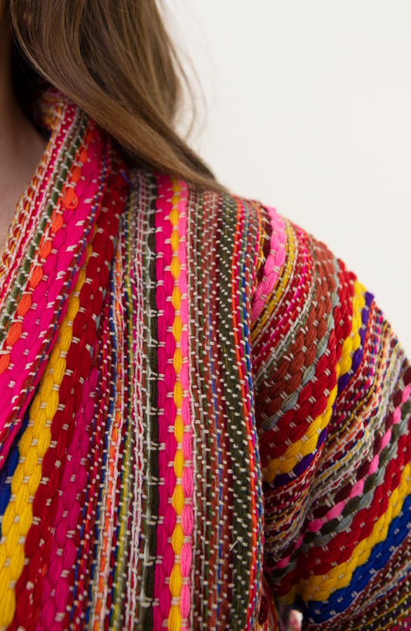 Handmade Bohemian Cardigan Lindy Multicolor – shoparchief — foto 7