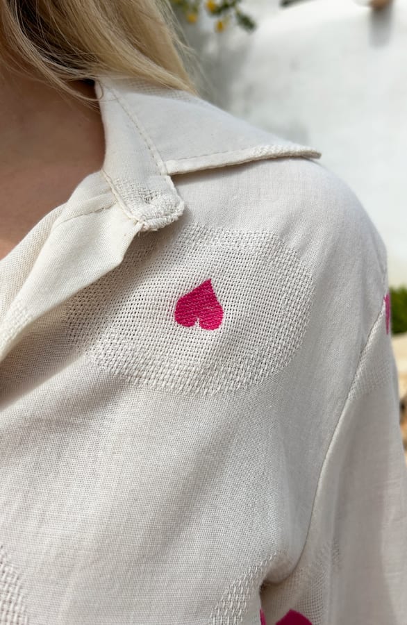 Hartjes Blouse Katoen Pauline Fuchsia – shoparchief — foto 3
