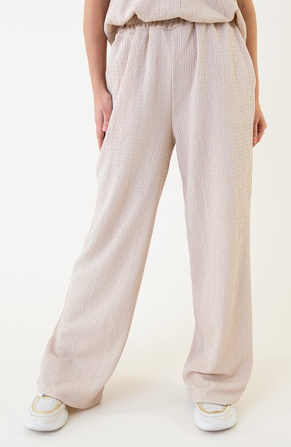 High Waist Trendy Broek Jaydi Beige – shoparchief — foto 5