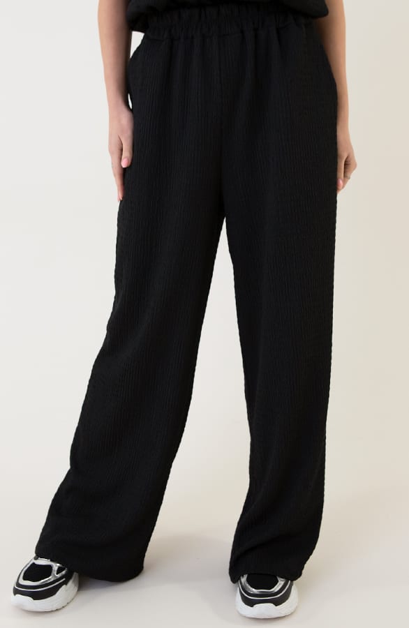 High Waist Trendy Broek Jaydi Zwart – shoparchief — foto 6