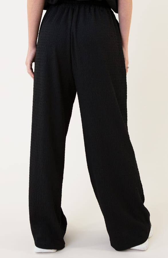 High Waist Trendy Broek Jaydi Zwart – shoparchief — foto 8