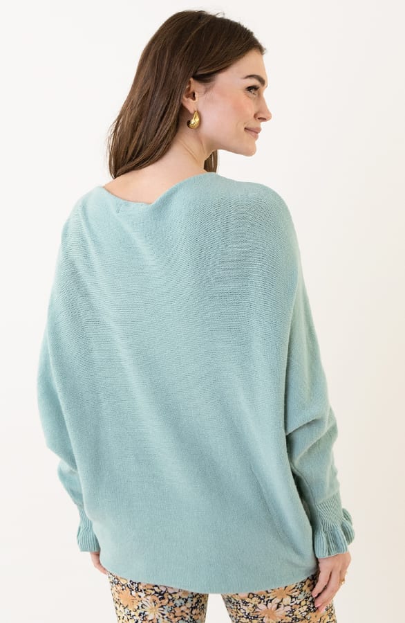 Ruffle Mouwen Soft Trui Chloé Mint – shoparchief — foto 2