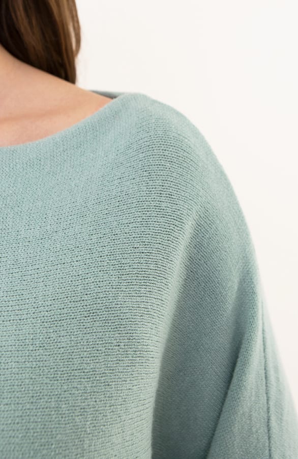 Ruffle Mouwen Soft Trui Chloé Mint – shoparchief — foto 3