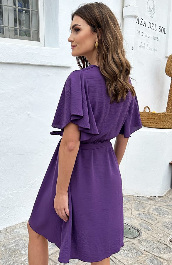 Jurk Nikkie Donker Paars 2.0 – shoparchief — foto 6