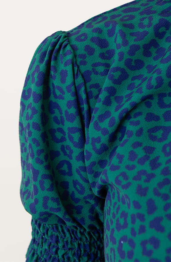 Lynn Top Leopard Kobalt Groen – shoparchief — foto 5
