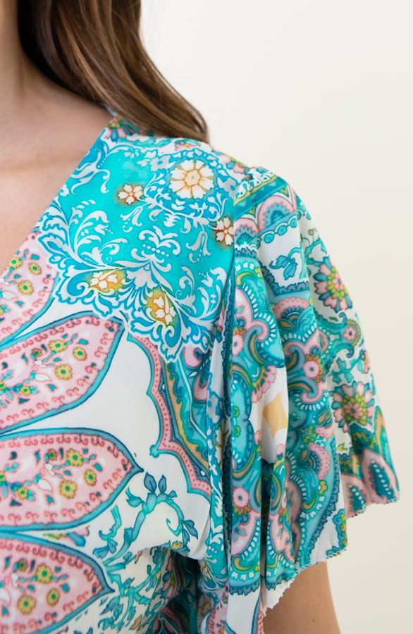 Maxi Ibiza Jurk Else Blauw – shoparchief — foto 4