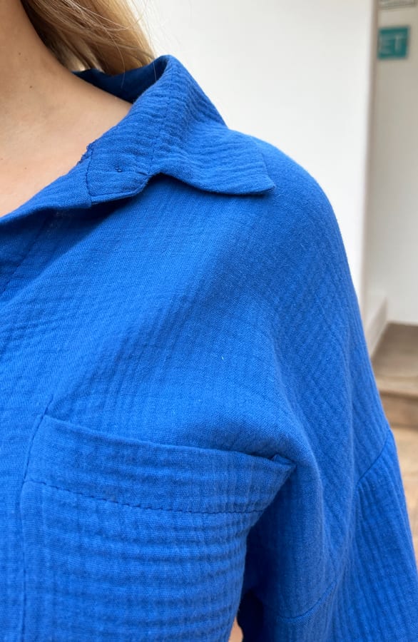 Mousseline Blouse Amy Kobalt – shoparchief — foto 7
