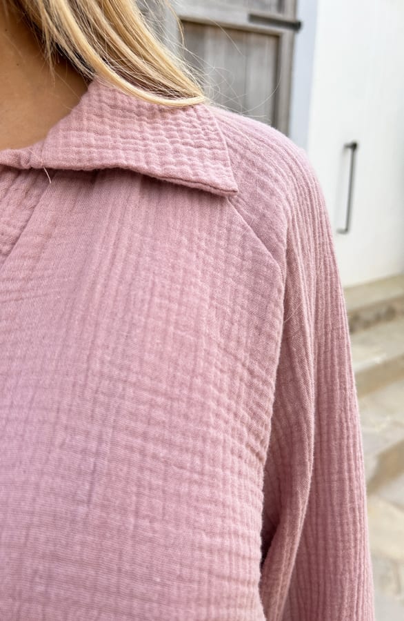 Mousseline Blouse Oversized Nadia Roze – shoparchief — foto 5