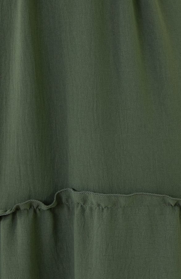 Ruffle Maxi Rok Abby Army – shoparchief — foto 4