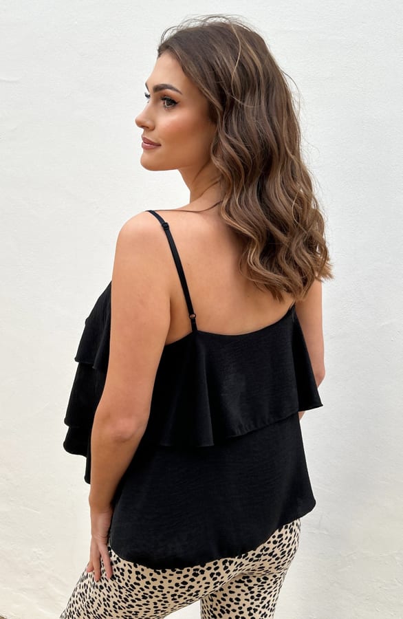 Ruffle Spaghetti Top Suzie Zwart – shoparchief — foto 4