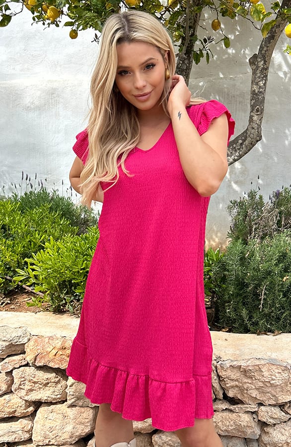 Ruffle Tuniek Rylie Fuchsia – shoparchief — foto 2