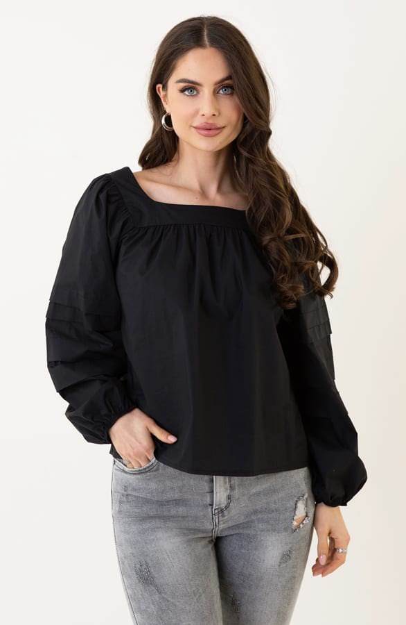 Musthave Strik Blouse Zwart – shoparchief — foto 4