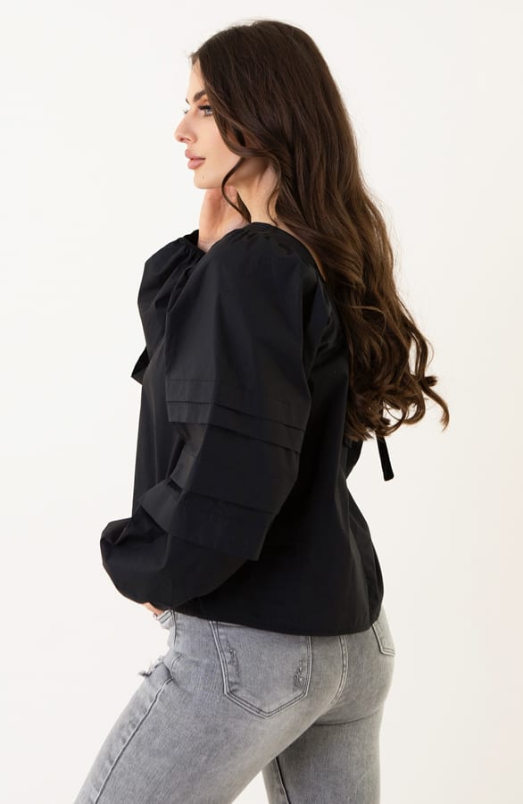 Musthave Strik Blouse Zwart – shoparchief — foto 2