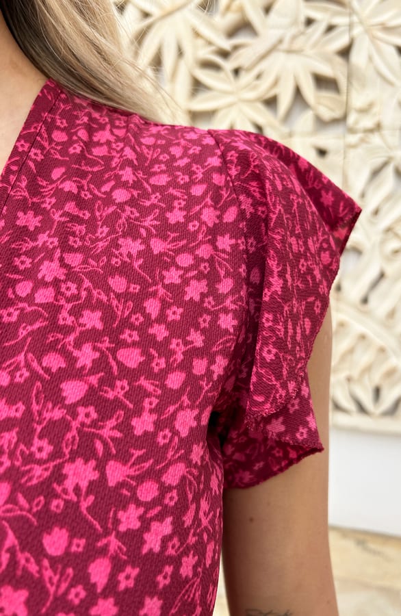 Midi Jurk Flower Jenny Roze – shoparchief — foto 6