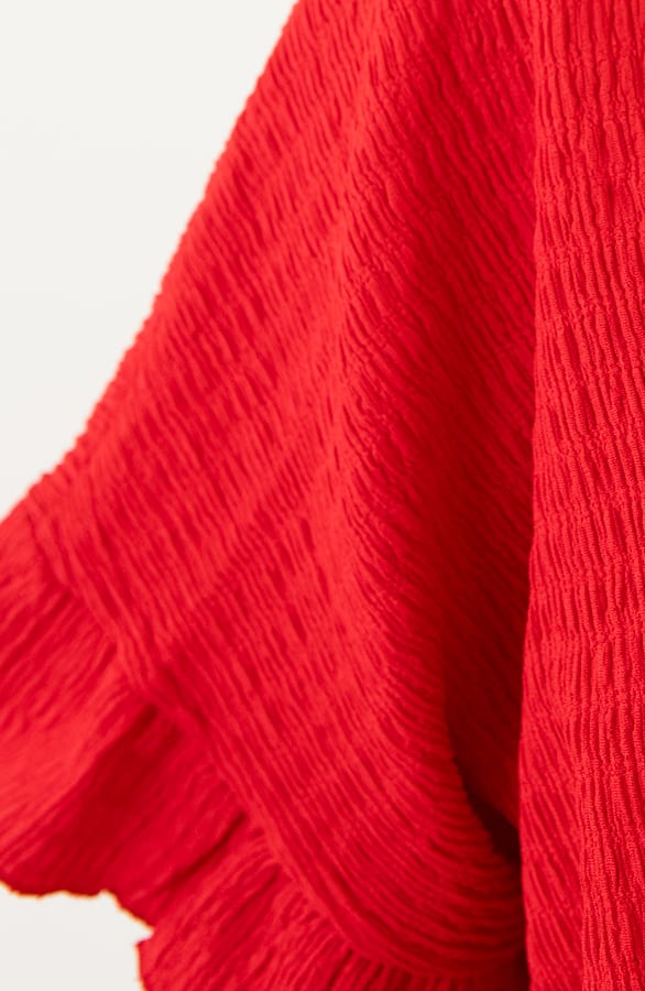 Textured Jurk Elisa Rood – shoparchief — foto 5