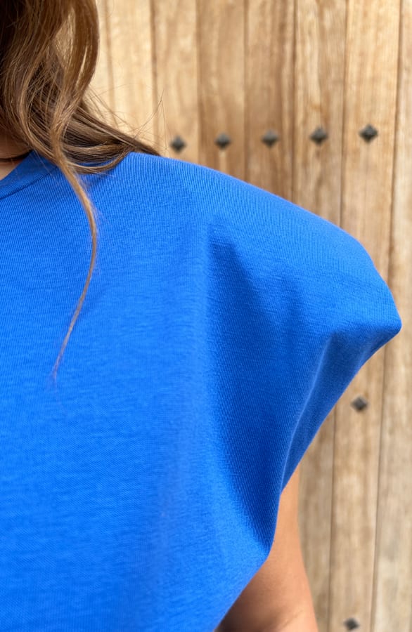 Top Schoudervulling Jade Royal Blue – shoparchief — foto 6