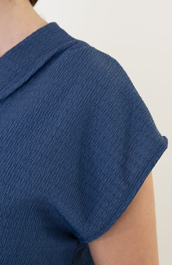 Trendy V-Hals Top Jaydi Jeans Blue – shoparchief — foto 8