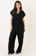 High Waist Trendy Broek Jaydi Zwart – shoparchief — foto 10