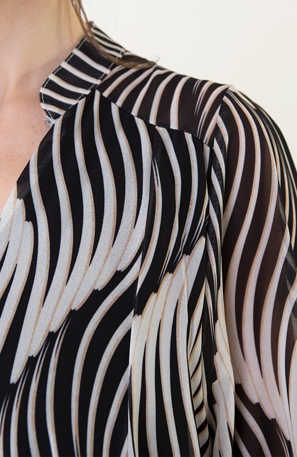 Wavy Tuniek Print Lieke Zwart – shoparchief — foto 5