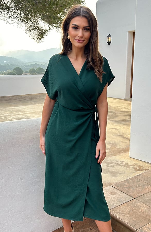 Wikkel Jurk Dani Emerald – shoparchief — foto 4