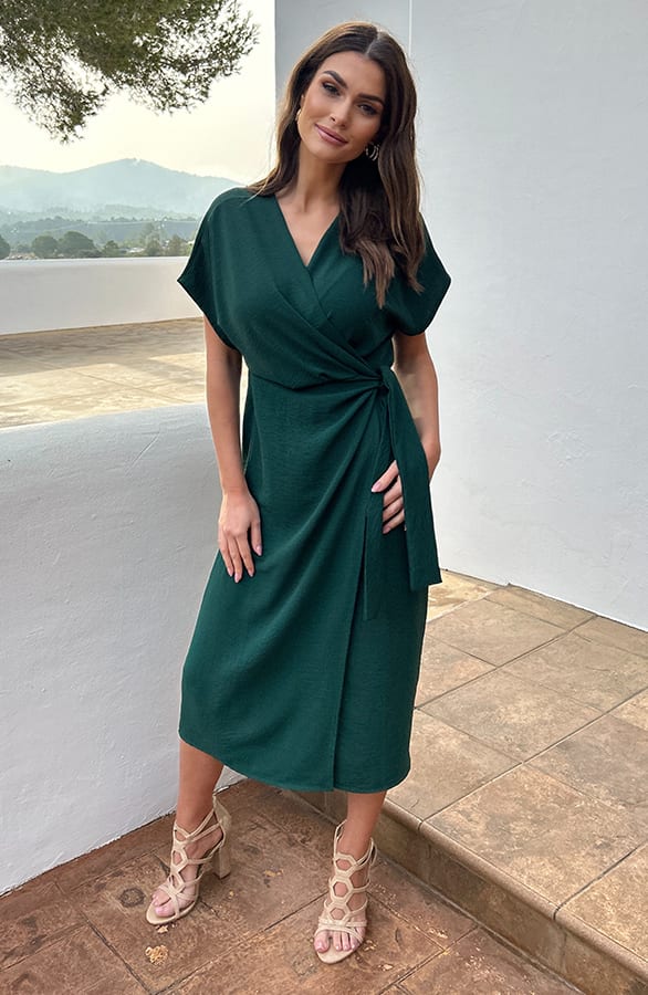 Wikkel Jurk Dani Emerald – shoparchief — foto 5
