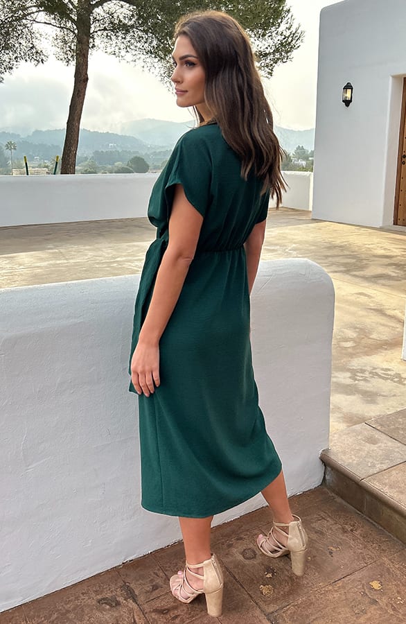 Wikkel Jurk Dani Emerald – shoparchief — foto 2