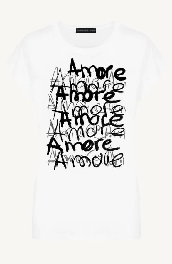 Amore Shirt Tamira Zwart – shoparchief